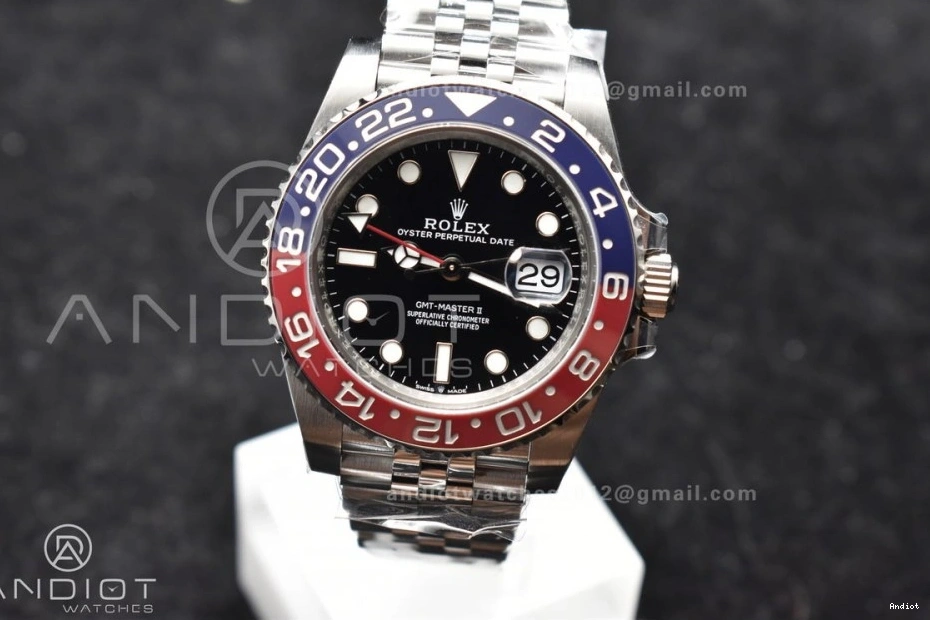 Edition Bracelet UV With Factory Ceramic BLRO Red Jubilee Blue GMT-Master Newest Clean V3 II Best On DD3285 Bezel 126710 CHS 0901